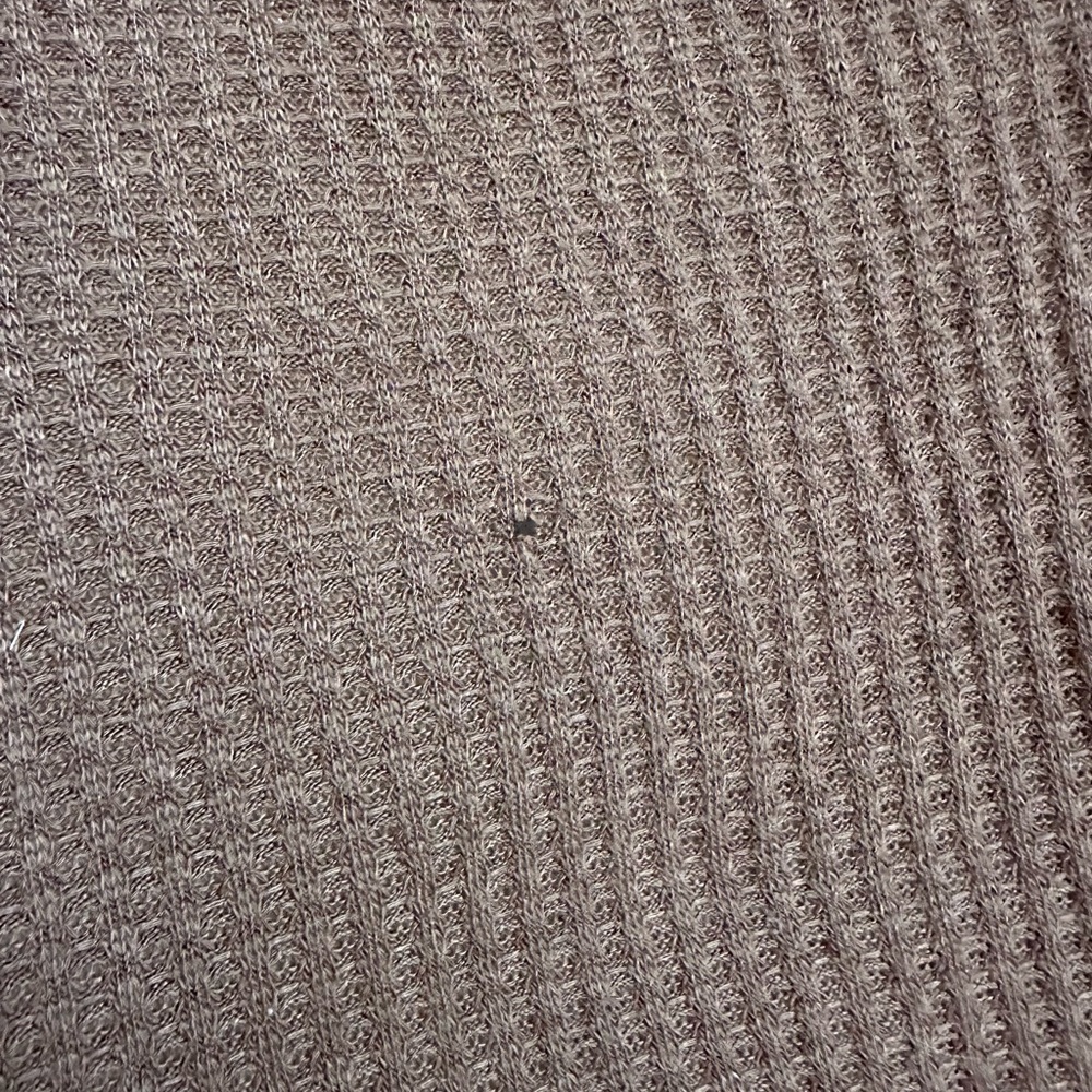Brown waffle Knit Cardigan - Picture 5 of 5